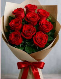 10 Classic Red Roses